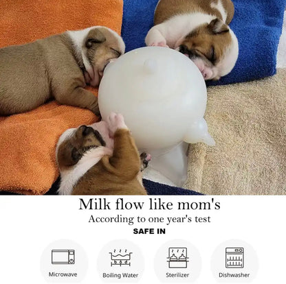 multiple puppy feeders (nipple)